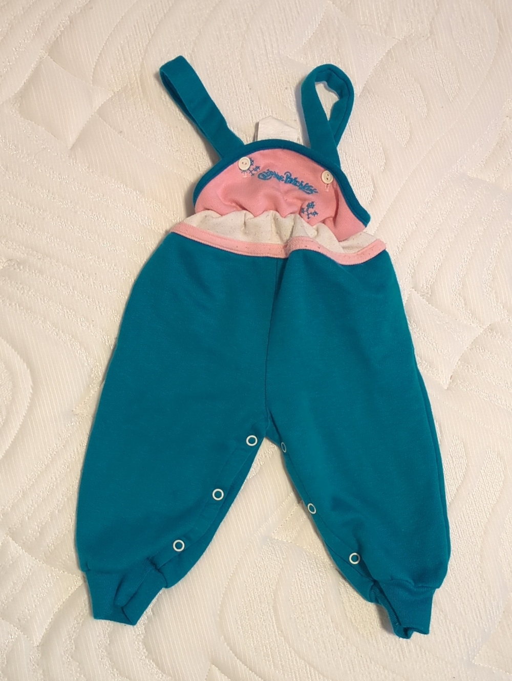 Vintage Cabbage Patch Kids Fleece Overalls